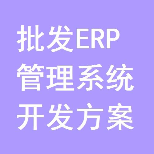 批發(fā)erp管理系統(tǒng)開(kāi)發(fā)方案